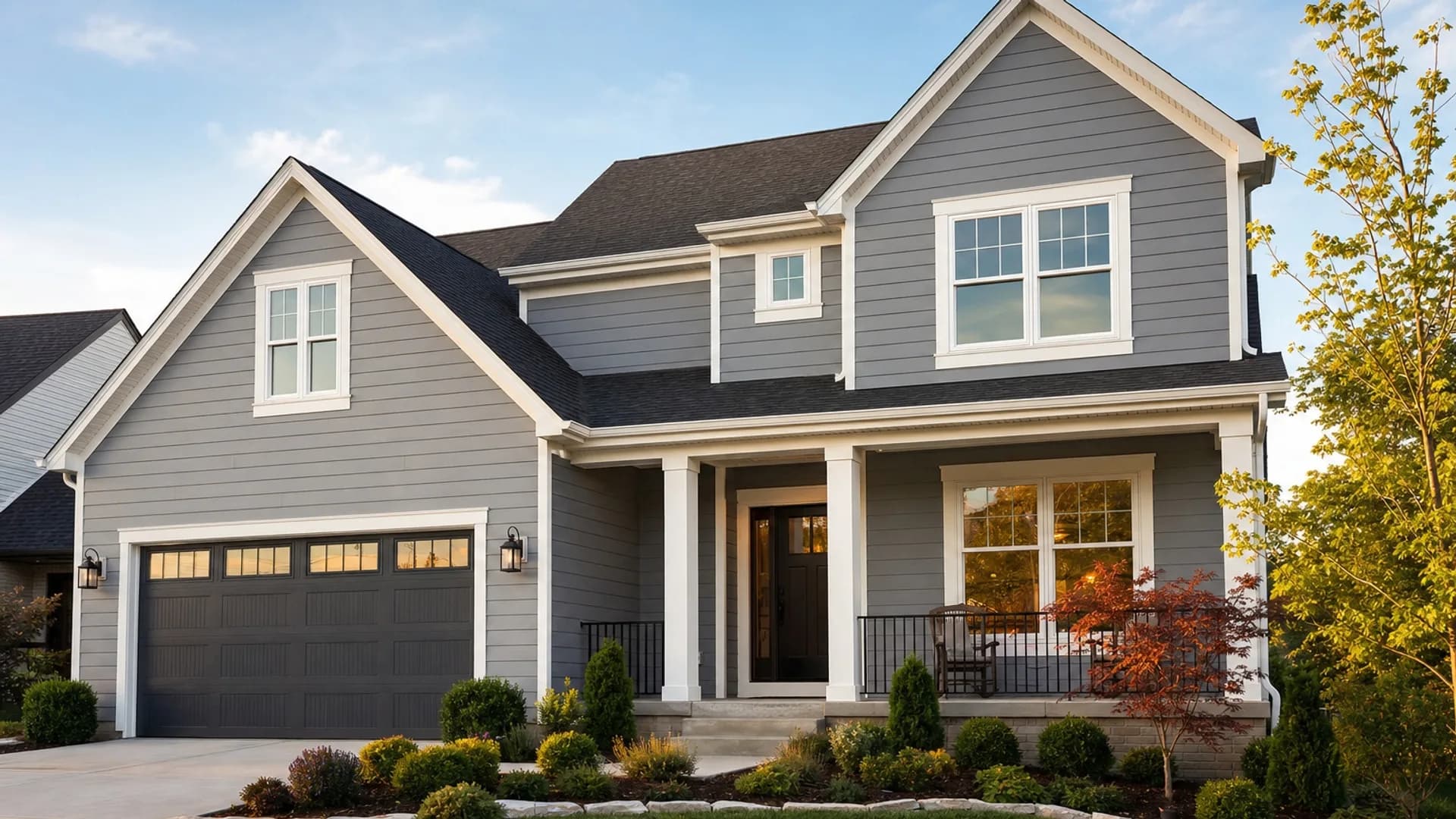 New low-maintenance siding on a St. Louis home